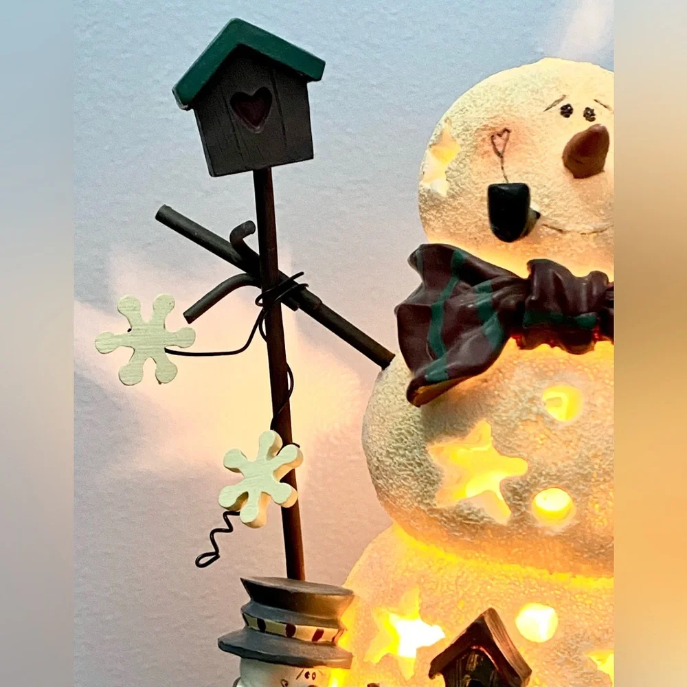 CMI Henton Christmas Snowman And Friends Welcome Light Up Display